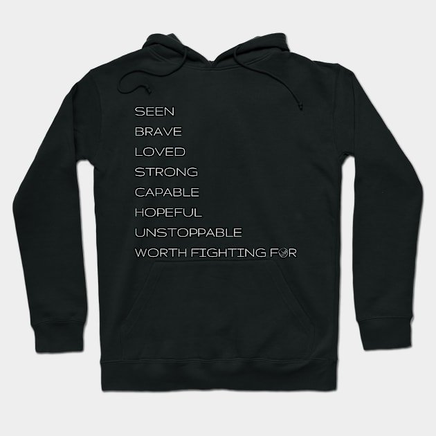 SheHopes Mantras Hoodie by SheHopes